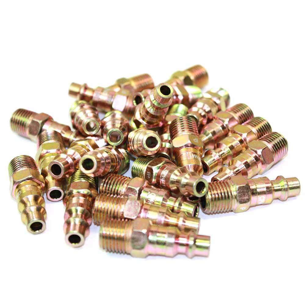 25 Pack of Air Snap Fitting Nipples Coupler Plugs - tool