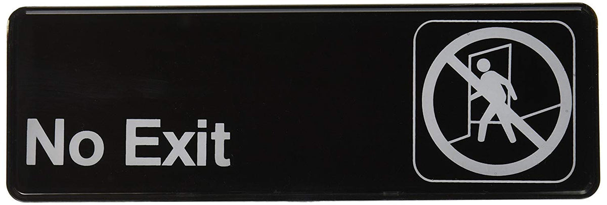 No Exit Door Sign - tool