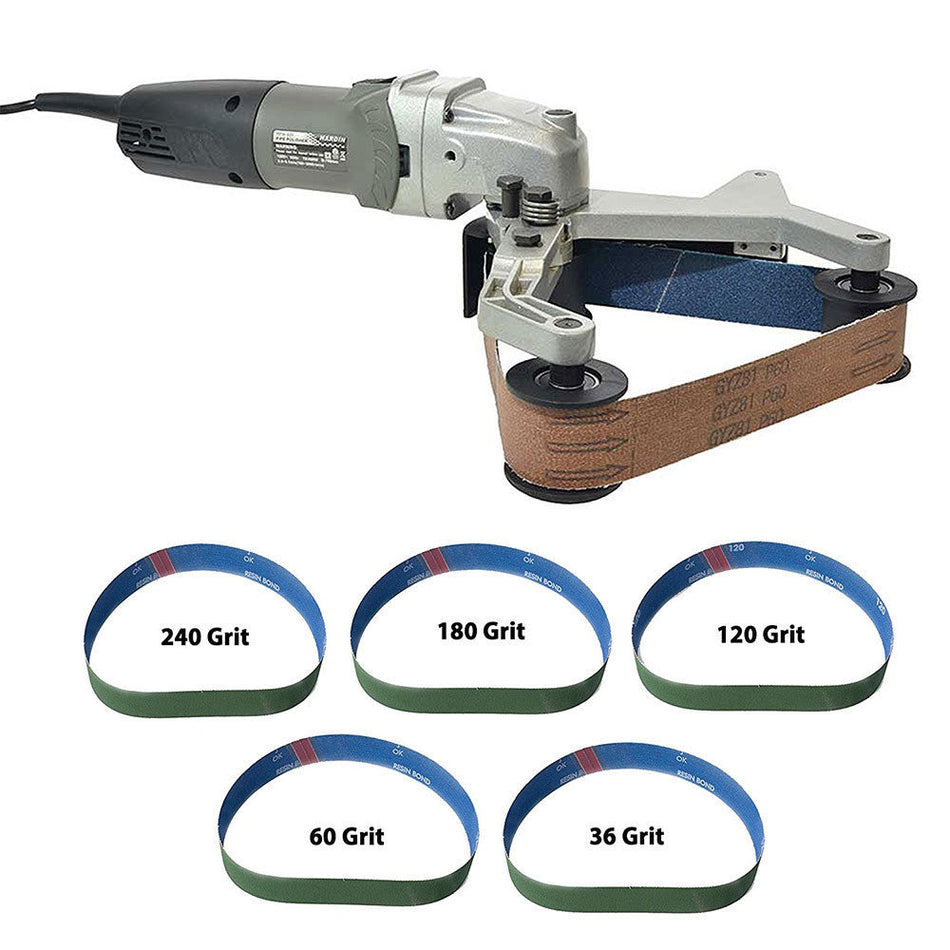 Round Pipe Bar Belt Sander Polisher Kit - tool