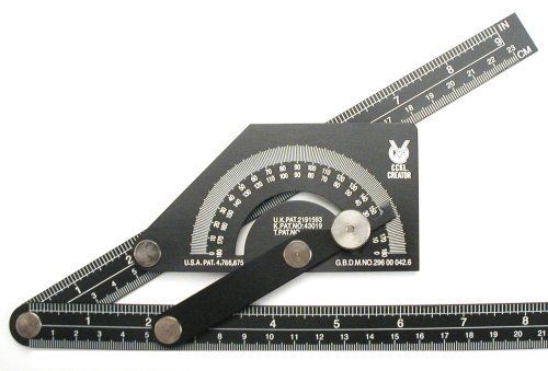 20-Inch Large Angle Protractor Ruler Cutting Saw Guide - tool