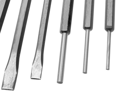 16 Piece Steel Punch and Chisel Set - tool