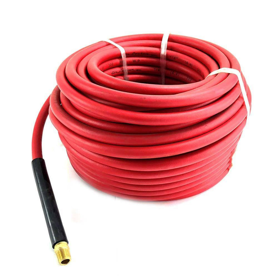 100 Foot 1/4" Rubber Air Hose