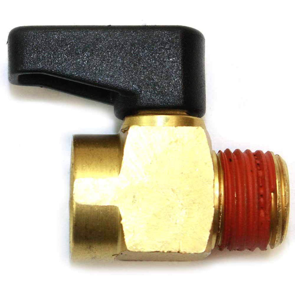 1/4" NPT Air Compressor Tank Drain Cock Shut Off Ball Valve - tool