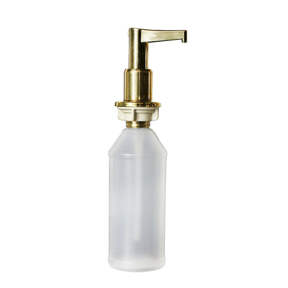 Undersink Under Sink Counter Gold Hand Pump Soap Dispenser