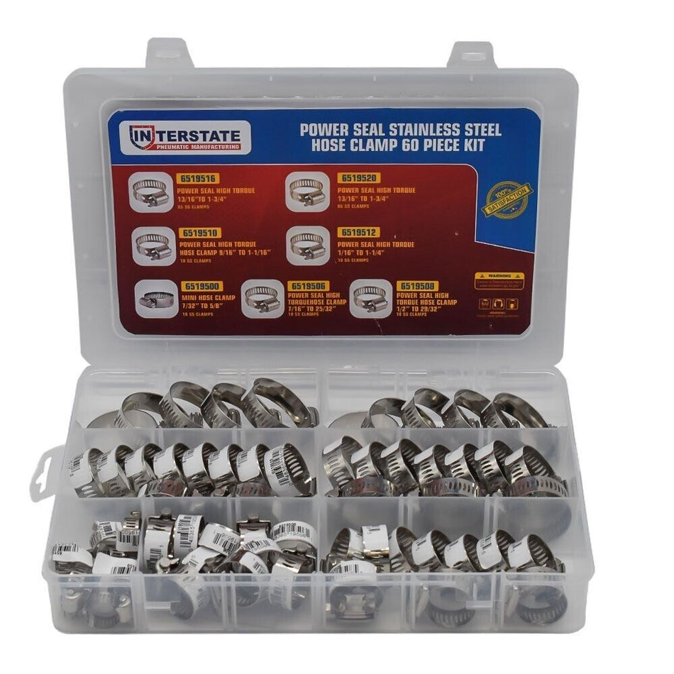 Stainless Steel Hose Clamp Assortment Kit