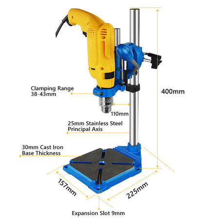 Drill Press Stand Attachment for Electric Hand Drill - tool