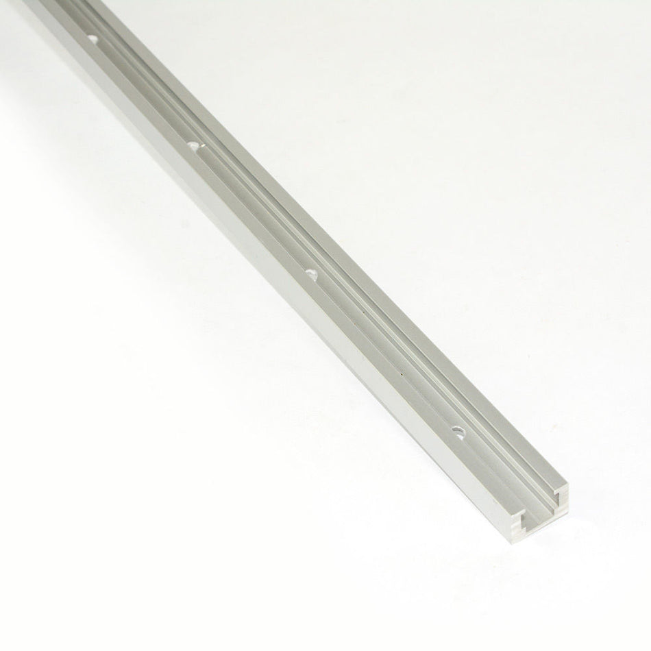 48" Sliding Aluminum T-Track T-Slot Channel for Drill Press, Table Saw Router Jig - tool